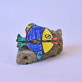 Barevná kolíčková ryba od Milana