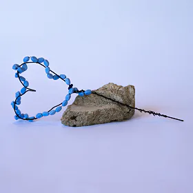 Zápich do kytičky ve tvaru srdce